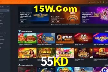 Slots com jackpots e giros grátis na 55KD